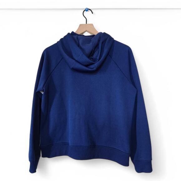 Nike Track Jacket Full Zip Hoodie Size Large Blue White Black Stripe Soccer - Picture 3 of 8